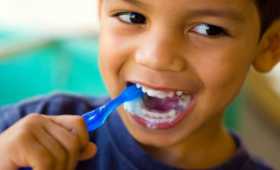 Boy Brushing Teeth